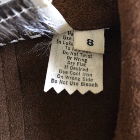 Vintage 1970s Blassport Bill Blass Ultra Suede Brown Button Down Dress Size 8 - Picture 10 of 10